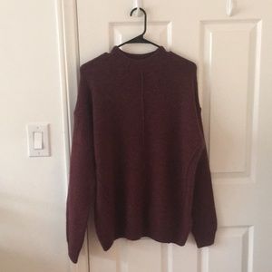 Burgundy Top Shop sweater